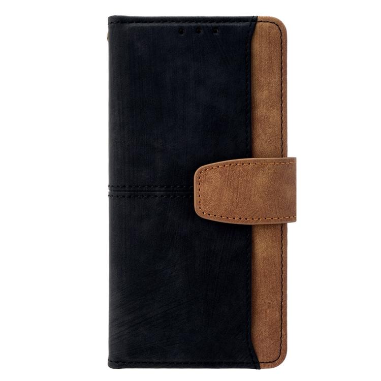Custodia per telefono in similpelle con cuciture a contrasto e protezione RFID., For Samsung Galaxy S25+ 5G, For Samsung Galaxy S25 Ultra 5G, For Samsung Galaxy S23 Ultra 5G