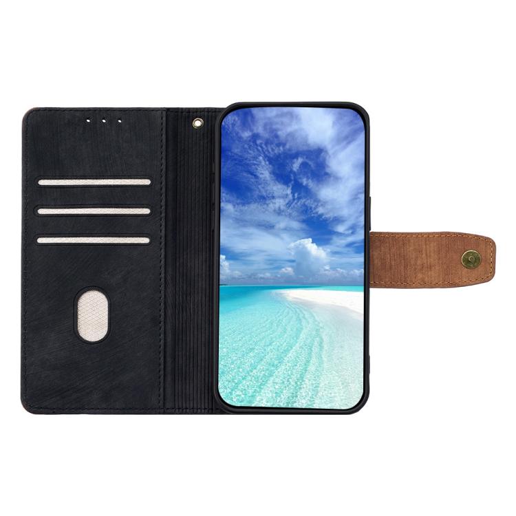 Custodia per telefono in similpelle con cuciture a contrasto e protezione RFID., For Samsung Galaxy S25+ 5G, For Samsung Galaxy S25 Ultra 5G, For Samsung Galaxy S23 Ultra 5G