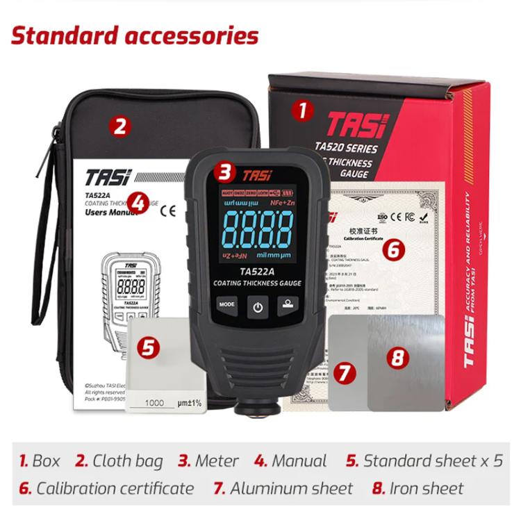 Misuratore spessore vernice auto TASI TA522A