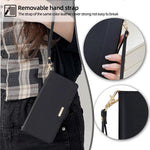 Custodia per telefono in pelle con catena a tracolla, For Samsung Galaxy S25+ 5G, For Samsung Galaxy S25 Ultra 5G