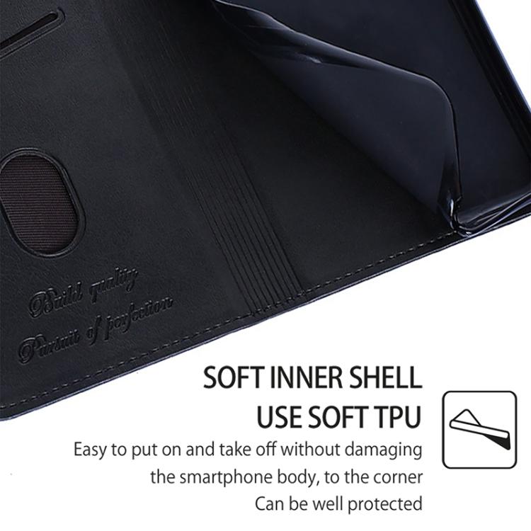 Custodia magnetica per telefono in pelle con texture mucca, For Samsung Galaxy S25 5G, For Samsung Galaxy S25+ 5G, For Samsung Galaxy S25 Ultra 5G, For Samsung Galaxy A05 4G