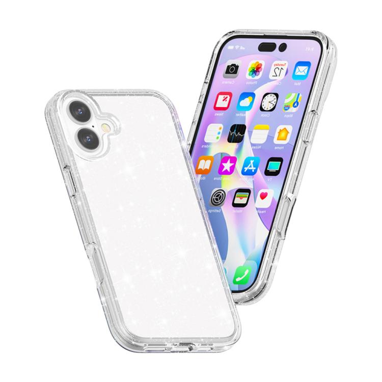 Custodia per telefono antiurto Terminator con glitter in polvere, For iPhone 17, For iPhone Air
