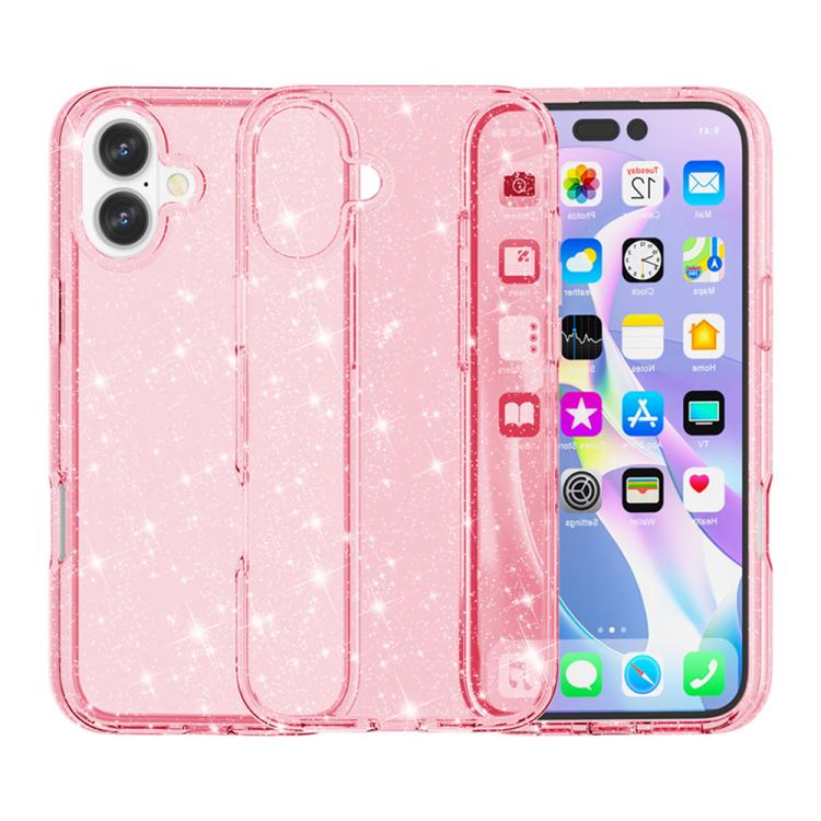 Custodia per telefono antiurto Terminator con glitter in polvere, For iPhone 17, For iPhone Air