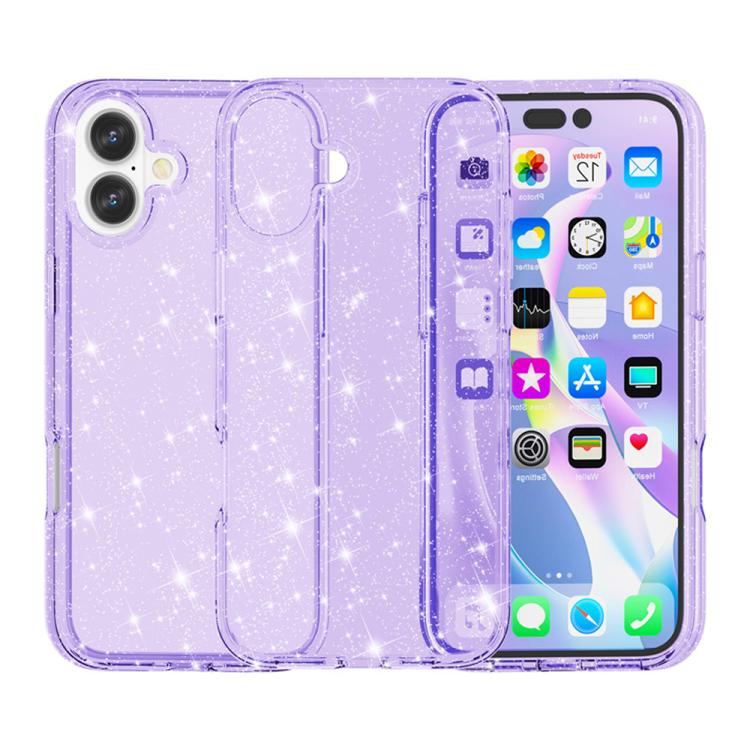 Custodia per telefono antiurto Terminator con glitter in polvere, For iPhone 17, For iPhone Air