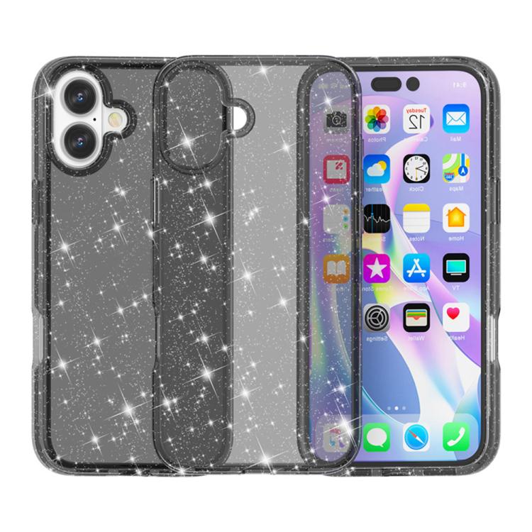 Custodia per telefono antiurto Terminator con glitter in polvere, For iPhone 17, For iPhone Air