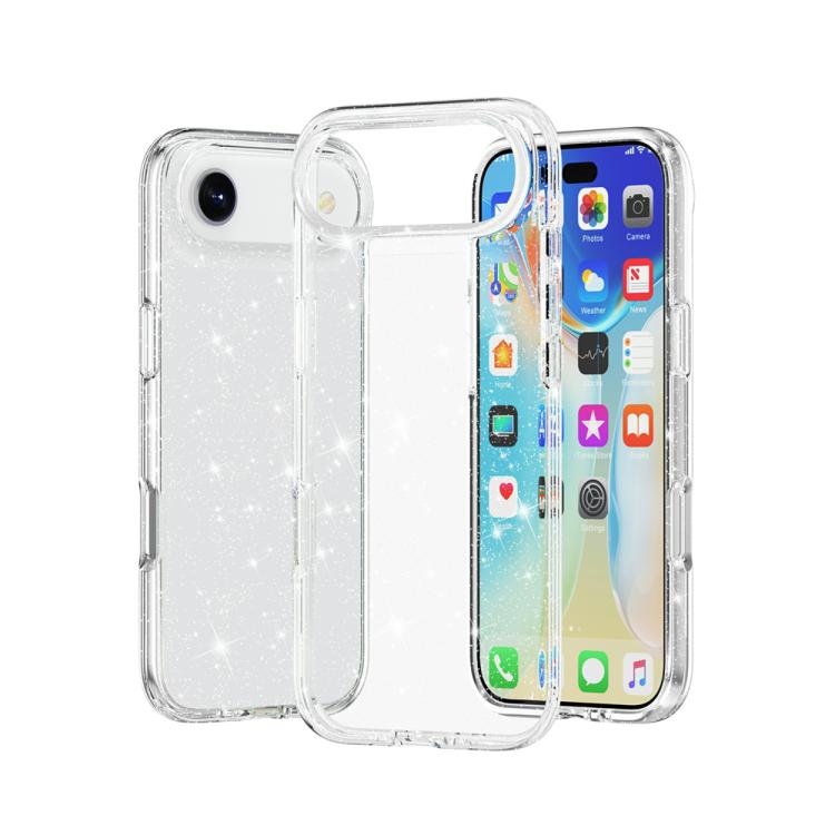 Custodia per telefono antiurto Terminator con glitter in polvere, For iPhone 17, For iPhone Air