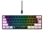 Tastiera cablata gaming HXSJ V700WB RGB 61 tasti