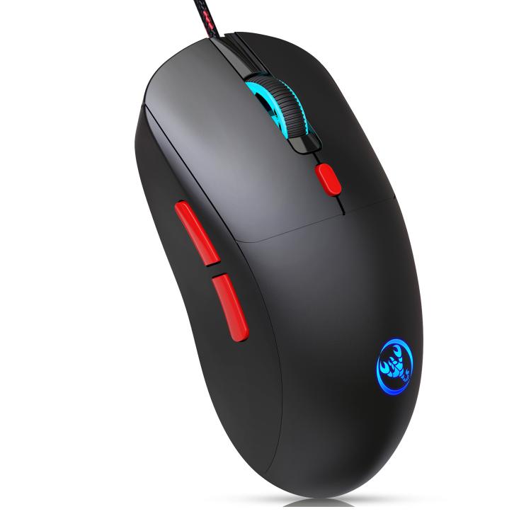 Mouse cablato HXSJ X200 3600 DPI con luci RGB