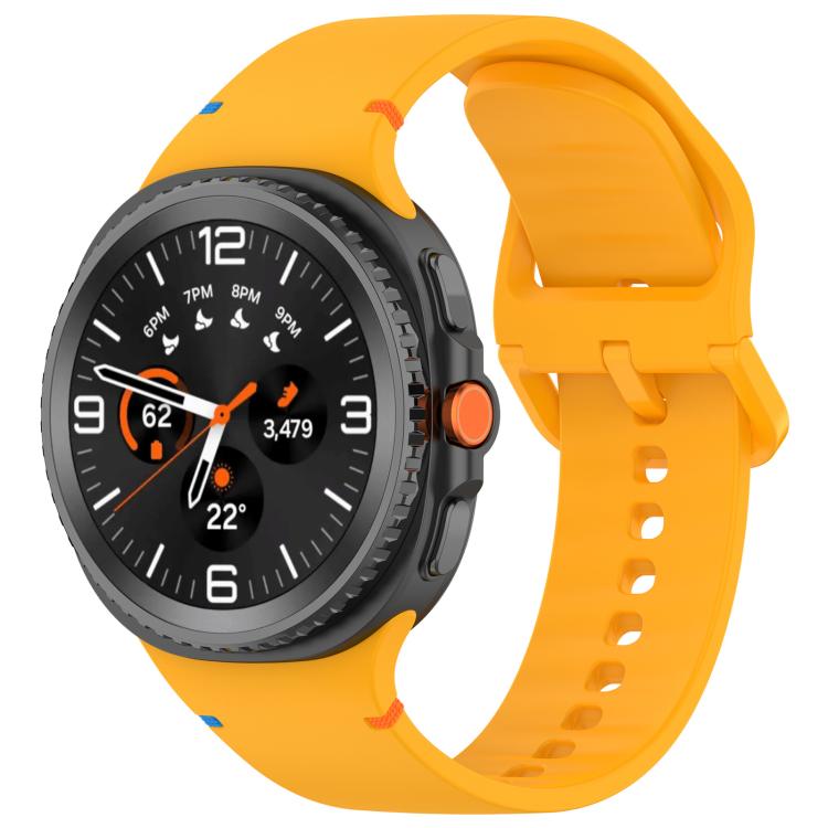 Cinturino in silicone a tinta unita con cuciture xDfind per Samsung Galaxy Watch8 Classic 46mm / Watch8 44mm / 40mm, 20mm
