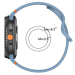 Cinturino in silicone a tinta unita con cuciture xDfind per Samsung Galaxy Watch8 Classic 46mm / Watch8 44mm / 40mm, 20mm