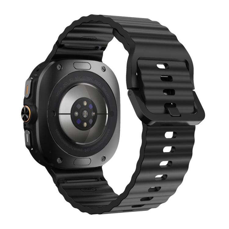 Cinturino in silicone con cuciture a grana ondulata xDfind per Samsung Galaxy Watch8 Classic 46mm / Watch8 44mm / 40mm, S, L