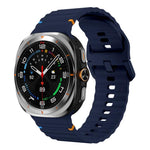 Cinturino in silicone con cuciture a grana ondulata xDfind per Samsung Galaxy Watch8 Classic 46mm / Watch8 44mm / 40mm, S, L