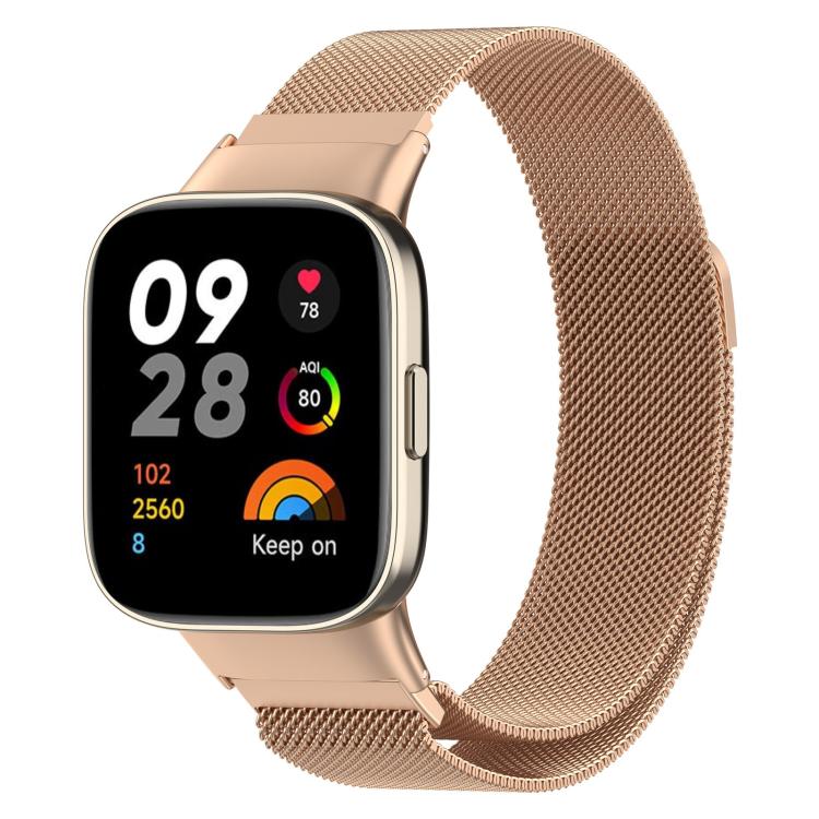 Cinturino per orologio xDfind Milanese in maglia metallica magnetica., For Redmi Watch 3