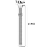 Cinturino per orologio xDfind Milanese in maglia metallica magnetica., For Redmi Watch 3