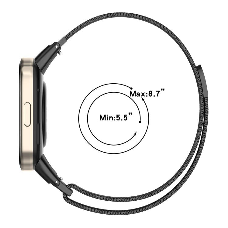 Cinturino per orologio xDfind Milanese in maglia metallica magnetica., For Redmi Watch 3