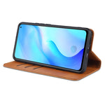 Custodia in pelle a vibrazione orizzontale con supporto per vivo X30, X50, Y50 e