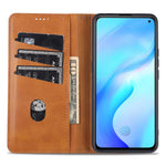 Custodia in pelle a vibrazione orizzontale con supporto per vivo X30, X50, Y50 e