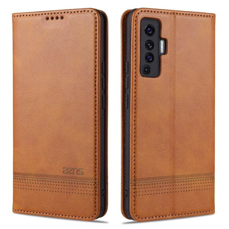 Custodia in pelle a vibrazione orizzontale con supporto per vivo X30, X50, Y50 e