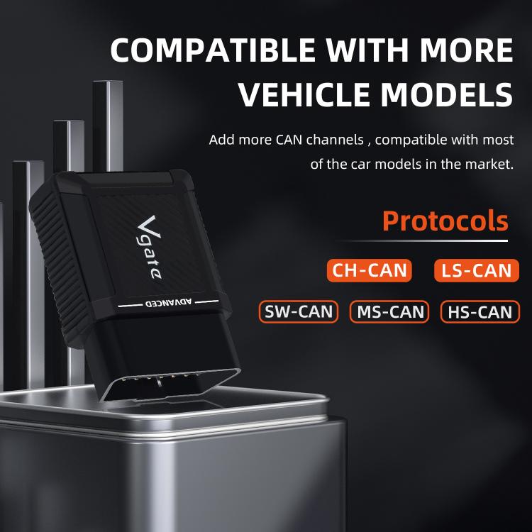 Scanner OBD2 Bluetooth Vgate vLinker MS 12V/24V