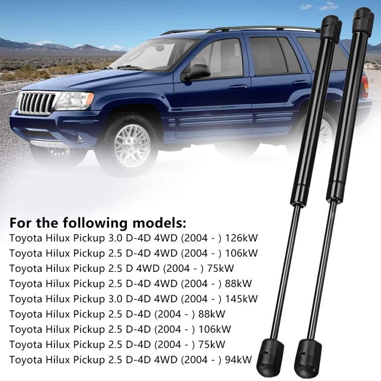 Ammortizzatori lunotto posteriore 325 mm per Toyota Hilux