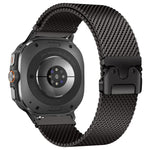 Cinturino per orologio in acciaio al titanio con fibbia milanese a forma di ombrello., For Samsung Galaxy Watch Ultra / Ultra 2025, For Samsung Galaxy Watch8 / Watch8 Classic
