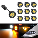 Luce LED Eagle Eye 23mm 6 LED SMD-5730 bianco per moto