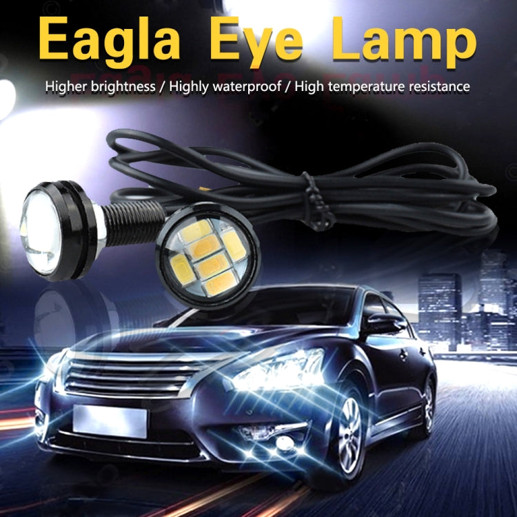 Luce LED Eagle Eye 23mm 6 LED SMD-5730 bianco per moto
