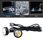 Luce LED Eagle Eye 23mm 6 LED SMD-5730 bianco per moto