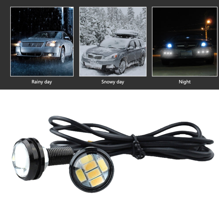 Luce LED Eagle Eye 23mm 6 LED SMD-5730 bianco per moto