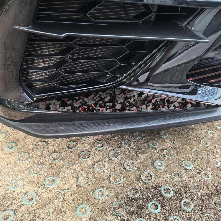Set 2 adesivi laterali paraurti in fibra di carbonio Chevrolet Co