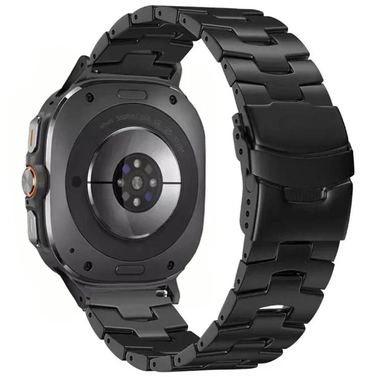 Cinturino per orologio con fibbia di sicurezza in lega di titanio, For Samsung Galaxy Watch Ultra 47mm / Ultra 2025