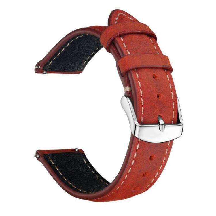 Cinturino per orologio xDfind Retro Crazy Horse Texture in pelle con motivo a cavallo incrociato, 24mm for Suunto 9 / 9 Baro / D5 / Core / 7, 14mm, 18mm