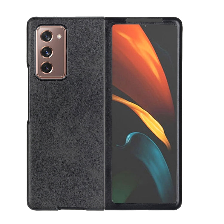 Custodia in pelle bovina bicolore per Galaxy Z Fold2