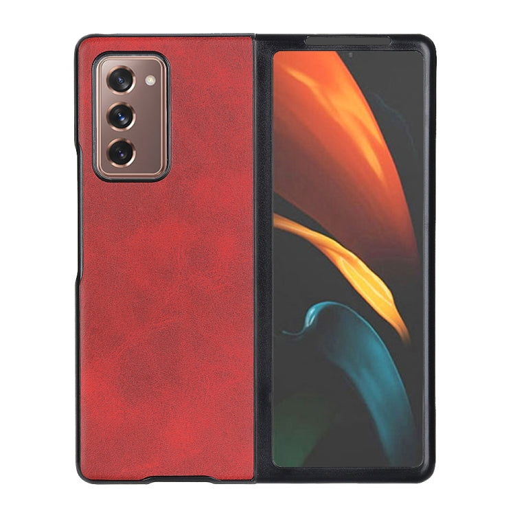 Custodia in pelle bovina bicolore per Galaxy Z Fold2