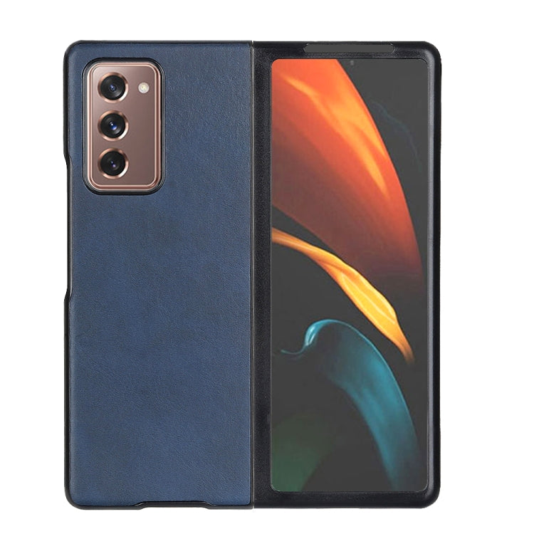 Custodia in pelle bovina bicolore per Galaxy Z Fold2