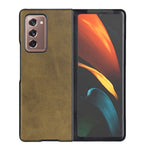 Custodia in pelle bovina bicolore per Galaxy Z Fold2