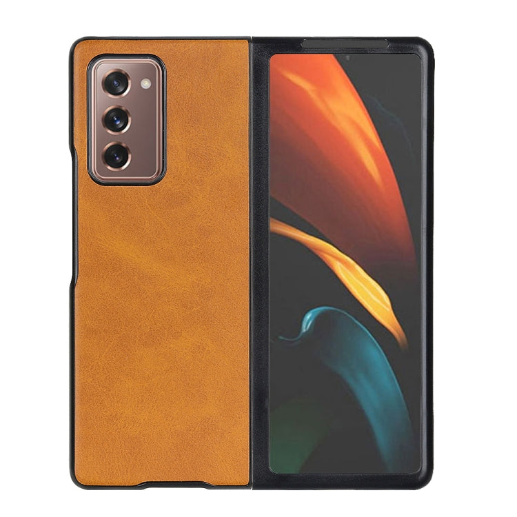 Custodia in pelle bovina bicolore per Galaxy Z Fold2
