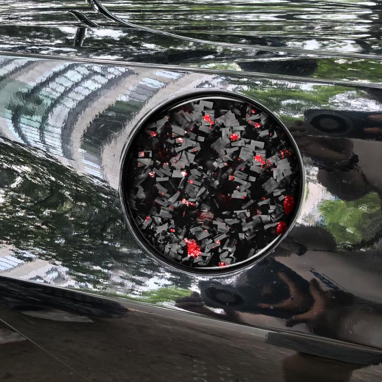 Adesivo decorativo tappo serbatoio Chevrolet Corvette C8 2020