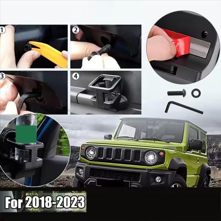 Portabicchiere per Suzuki Jimny JB74/JB64 2018 con tappetini