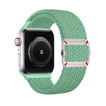 Cinturino per orologio in nylon intrecciato con fibbia meccanica a doppio anello., For Apple Watch 46mm / 49mm / 45mm / 44mm