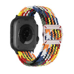 Cinturino per orologio in nylon intrecciato con fibbia meccanica a doppio anello., For Apple Watch 46mm / 49mm / 45mm / 44mm