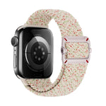 Cinturino per orologio in nylon intrecciato con fibbia meccanica a doppio anello., For Apple Watch 46mm / 49mm / 45mm / 44mm