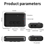 Adattatore audio Bluetooth 2 in 1 per auto con AUX 3,5 mm