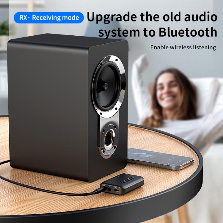 Adattatore audio Bluetooth 2 in 1 per auto con AUX 3,5 mm