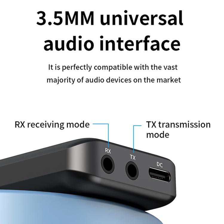Adattatore audio Bluetooth 2 in 1 per auto con AUX 3,5 mm