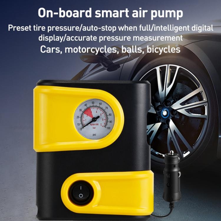 Mini pompa d'aria elettrica portatile per auto 12V 100W