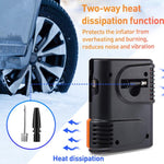 Mini pompa d'aria elettrica portatile per auto 12V 100W