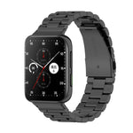 Cinturino per orologio in lega di titanio con fibbia piatta a tre perline., For OPPO Watch Free, For OPPO Watch 2 46mm, For OPPO Watch 2 42mm, For OPPO Watch 1 41mm, For OPPO Watch 1 46mm
