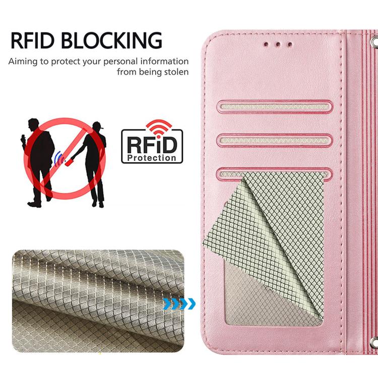 Custodia per telefono in pelle con logo Litter Panda in rilievo e protezione RFID, completa di cordino., For iPhone Air, For iPhone 16 Pro Max, For iPhone 16 Pro, For iPhone 16 Plus
