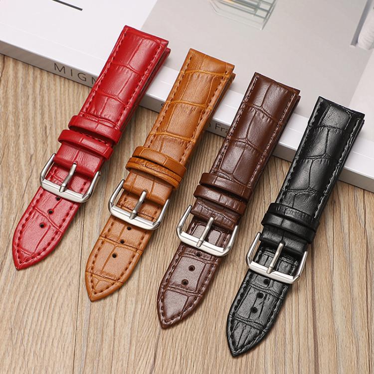 Cinturino per orologio in pelle con fibbia ad ardiglione e texture di bambù xDfind, For Fitbit Charge 6 / 5 18mm, For Fitbit Inspire 3 12mm, For Fitbit Versa 4 / 3 / Sense2 / 1 20mm, For Fitbit Luxe / Special Edition 12mm